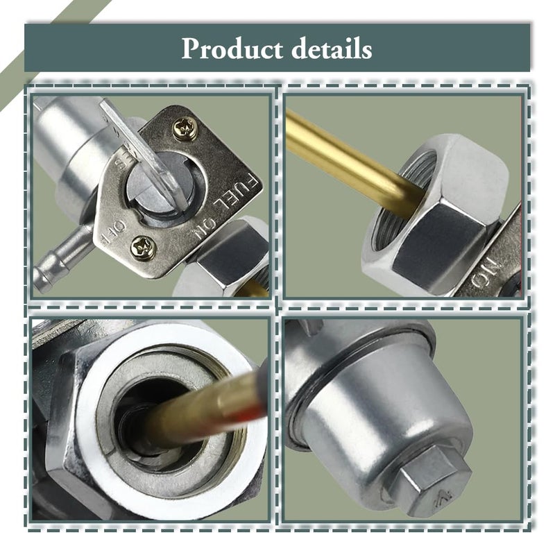 Earlyred Petcock Fuel Valve Tank Shutoff Switch for Honda Big Red ATC250 ATC250ES ATC250SX ATC250R ATC350X Fourtrax ATC TRX 300 250 200 TRX300 TRX250 TRX250X EX250F TRX200SX TRX300EX Parts 1985-2008 - Image 3